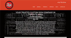 Desktop Screenshot of burrysigns.com